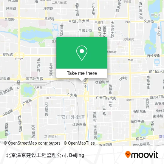 北京津京建设工程监理公司 map