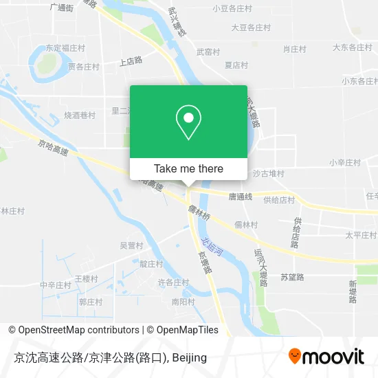 京沈高速公路/京津公路(路口) map