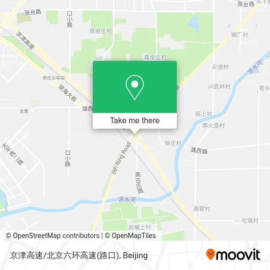 京津高速/北京六环高速(路口) map