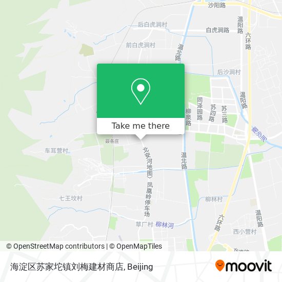 海淀区苏家坨镇刘梅建材商店 map