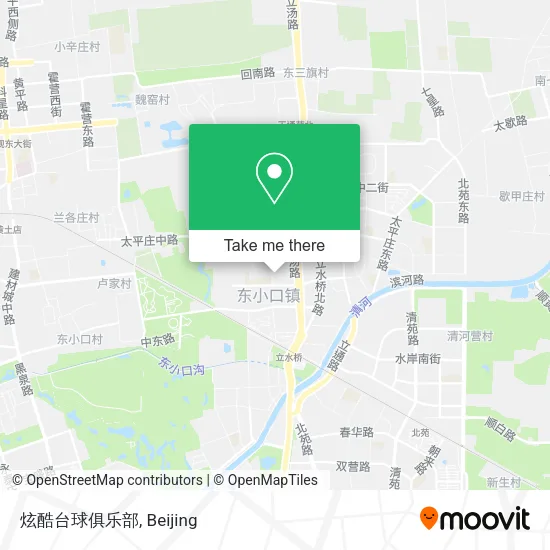 炫酷台球俱乐部 map