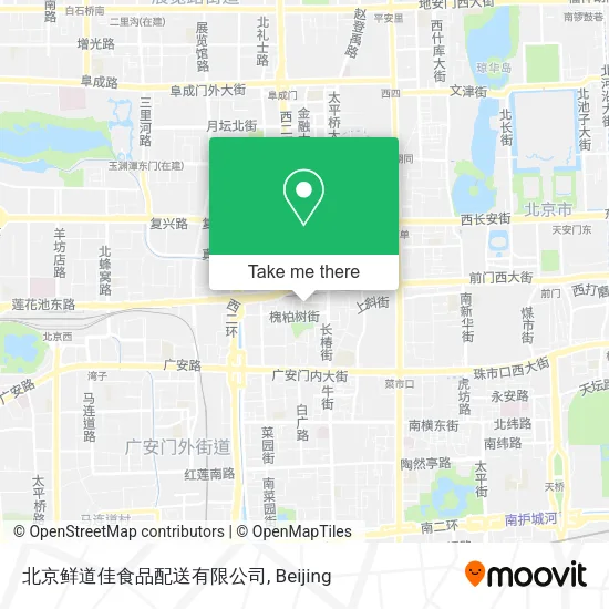 北京鲜道佳食品配送有限公司 map