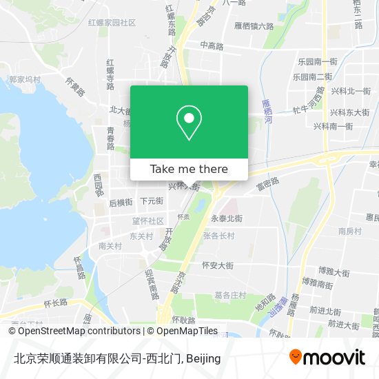 北京荣顺通装卸有限公司-西北门 map