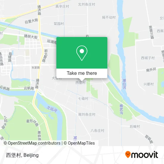西堡村 map