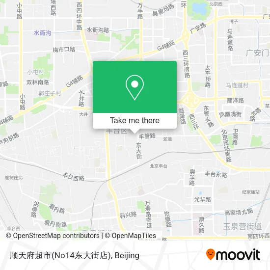 顺天府超市(No14东大街店) map