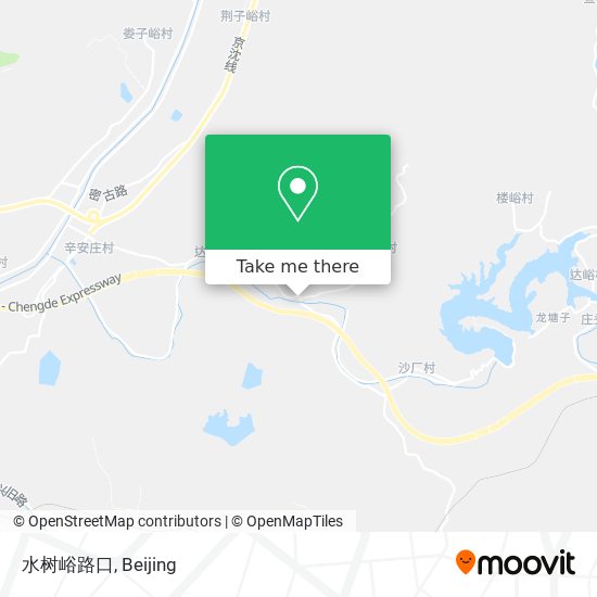 水树峪路口 map