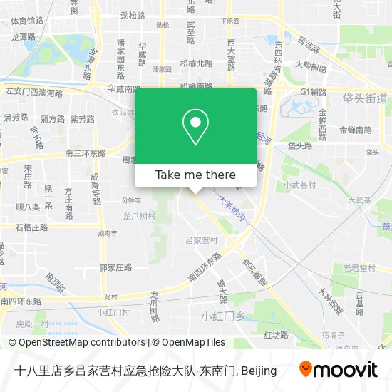 十八里店乡吕家营村应急抢险大队-东南门 map