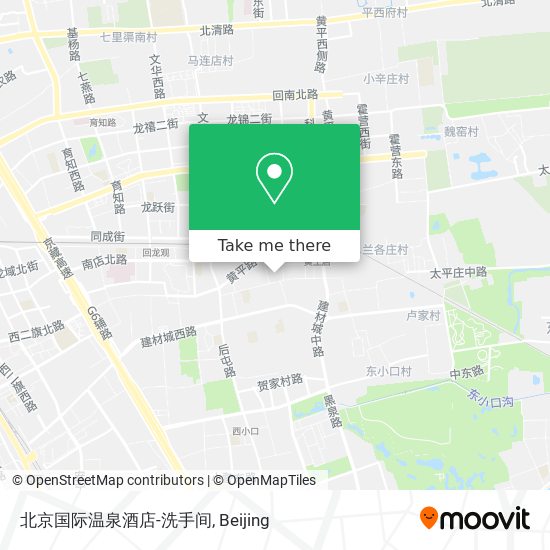 北京国际温泉酒店-洗手间 map