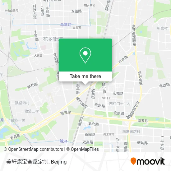 美轩康宝全屋定制 map
