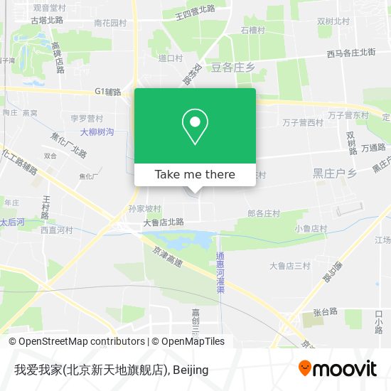 我爱我家(北京新天地旗舰店) map