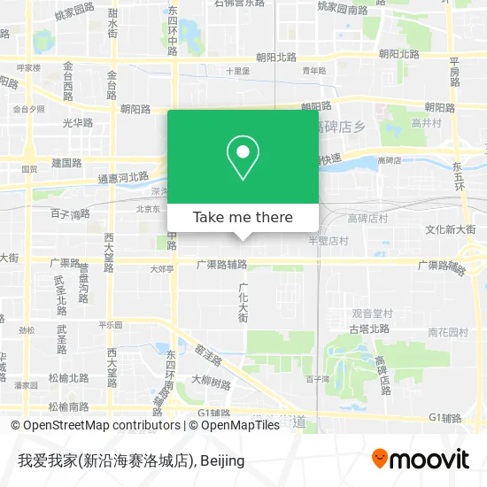 我爱我家(新沿海赛洛城店) map