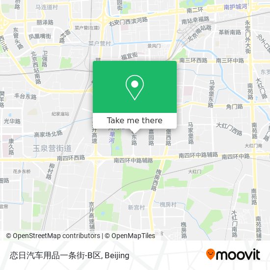 恋日汽车用品一条街-B区 map