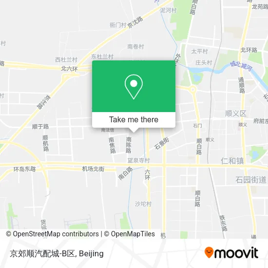 京郊顺汽配城-B区 map