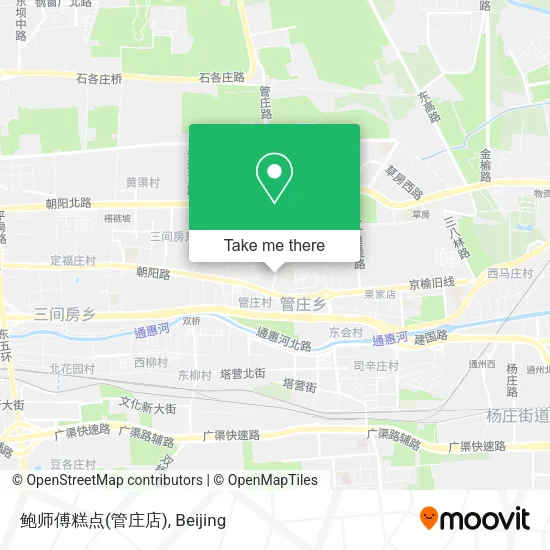 鲍师傅糕点(管庄店) map