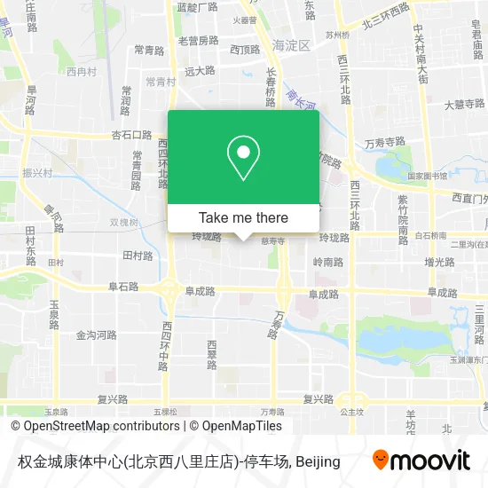 权金城康体中心(北京西八里庄店)-停车场 map