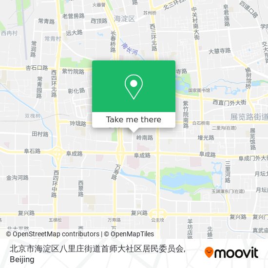 北京市海淀区八里庄街道首师大社区居民委员会 map