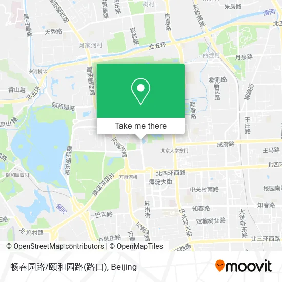 畅春园路/颐和园路(路口) map