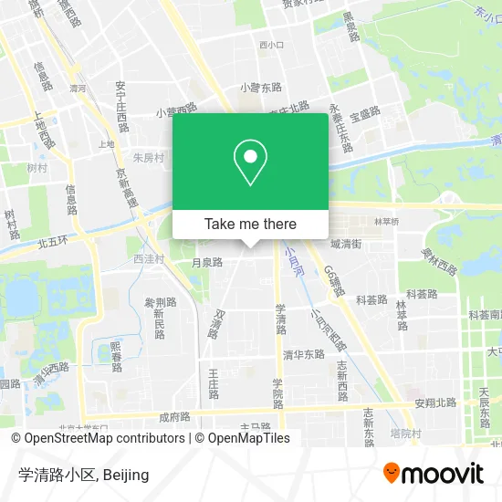 学清路小区 map