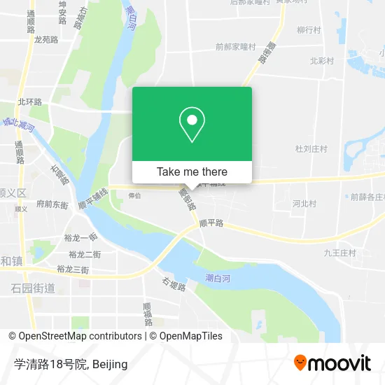 学清路18号院 map
