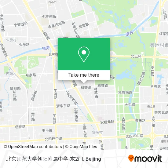 北京师范大学朝阳附属中学-东2门 map