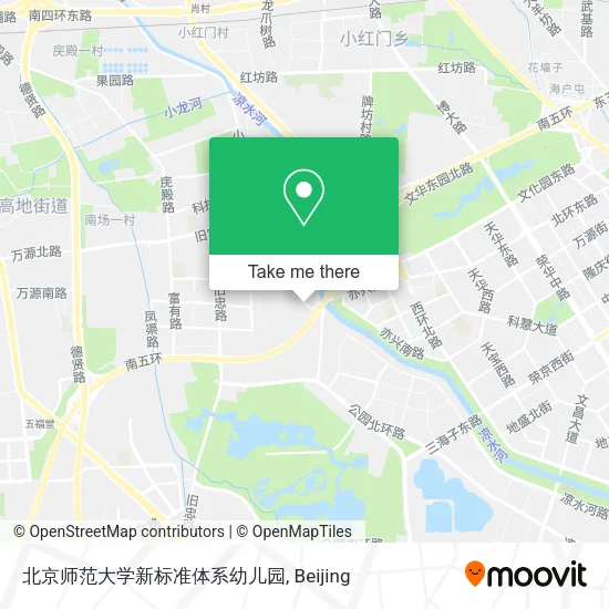 北京师范大学新标准体系幼儿园 map