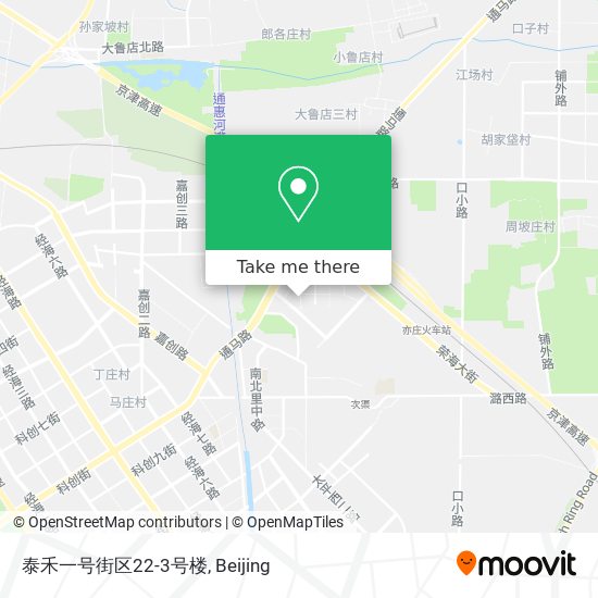 泰禾一号街区22-3号楼 map