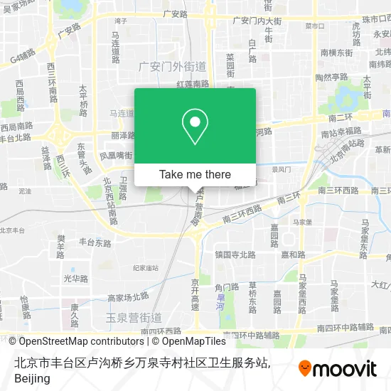 北京市丰台区卢沟桥乡万泉寺村社区卫生服务站 map