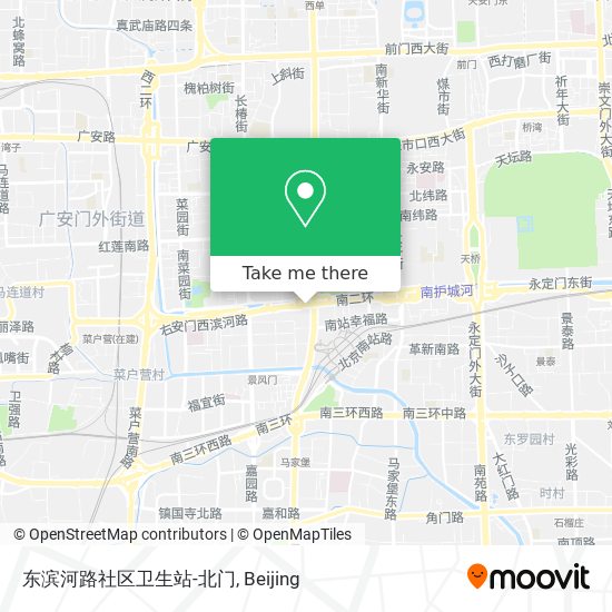 东滨河路社区卫生站-北门 map