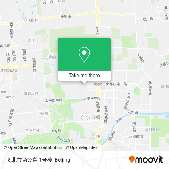 奥北市场公寓-1号楼 map