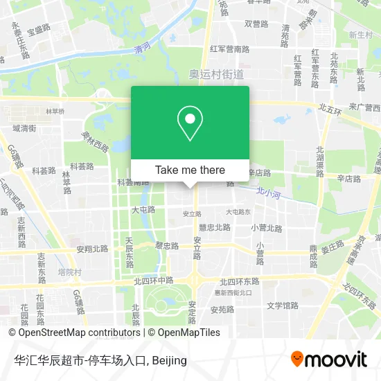 华汇华辰超市-停车场入口 map