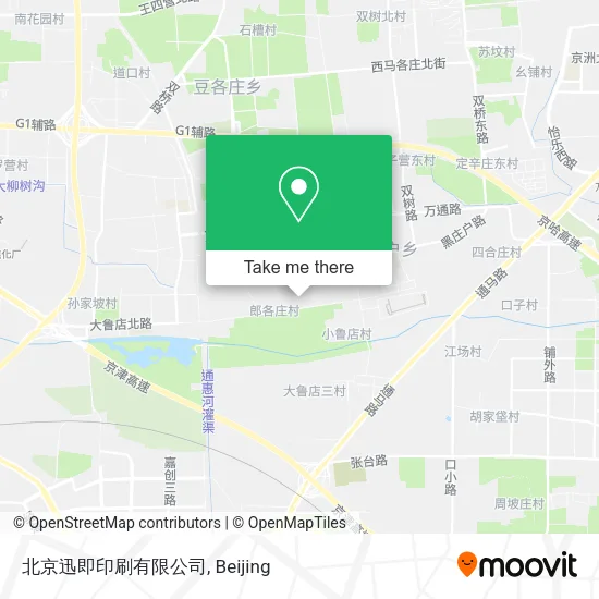 北京迅即印刷有限公司 map