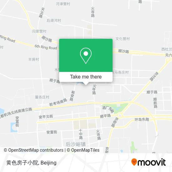 黄色房子小院 map
