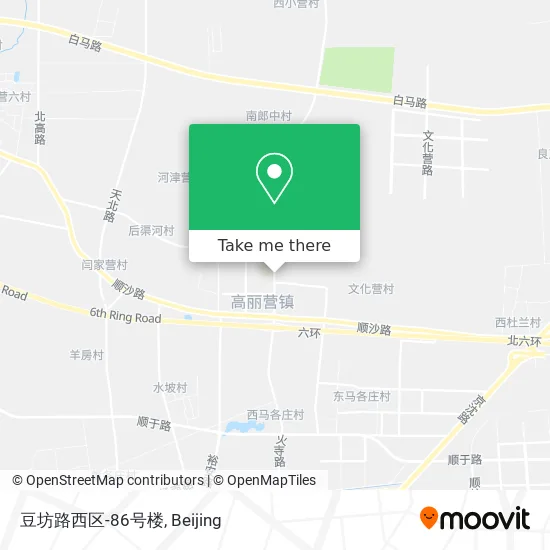 豆坊路西区-86号楼 map
