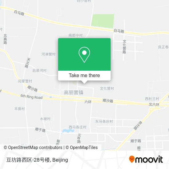 豆坊路西区-28号楼 map