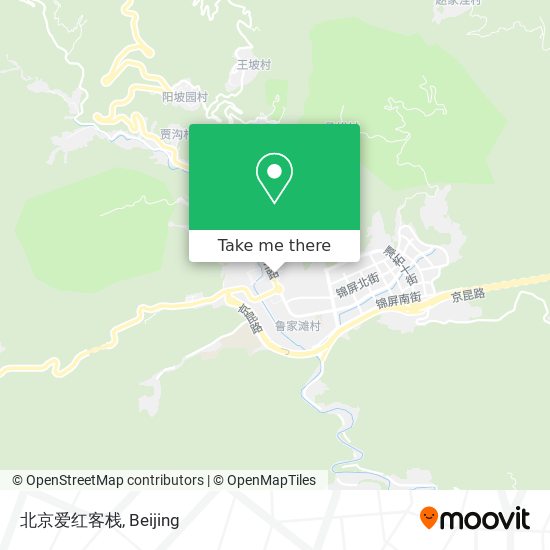 北京爱红客栈 map