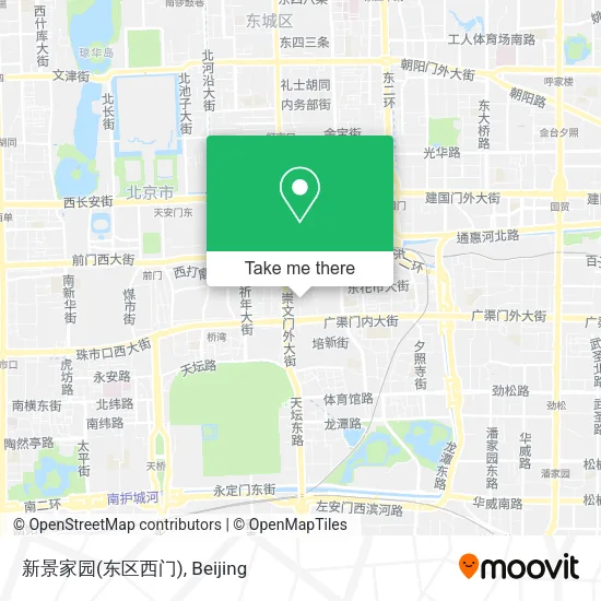 新景家园(东区西门) map