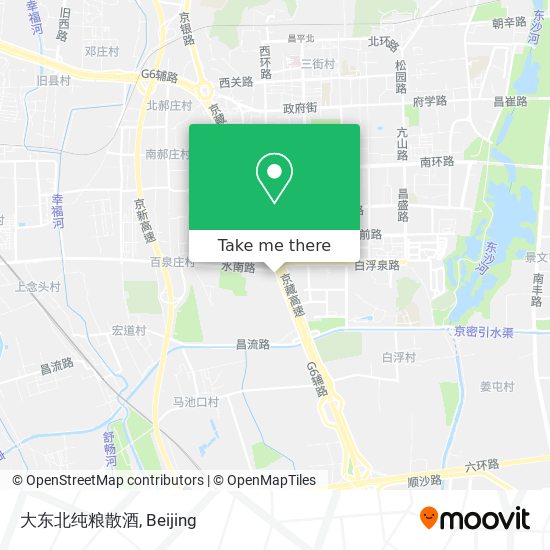 大东北纯粮散酒 map