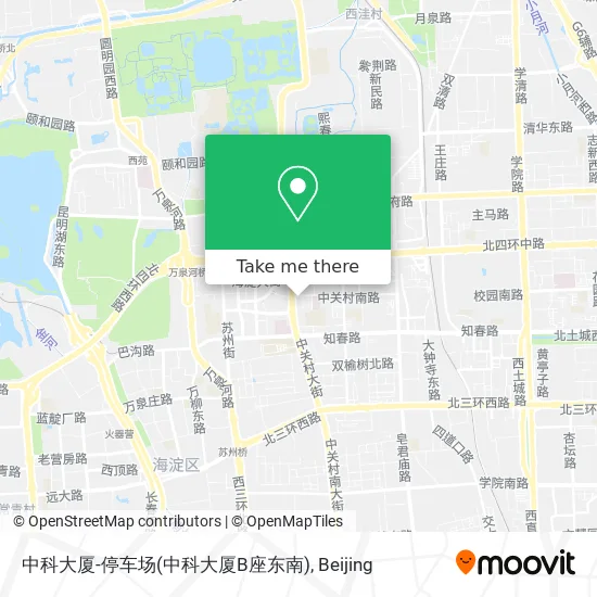 中科大厦-停车场(中科大厦B座东南) map