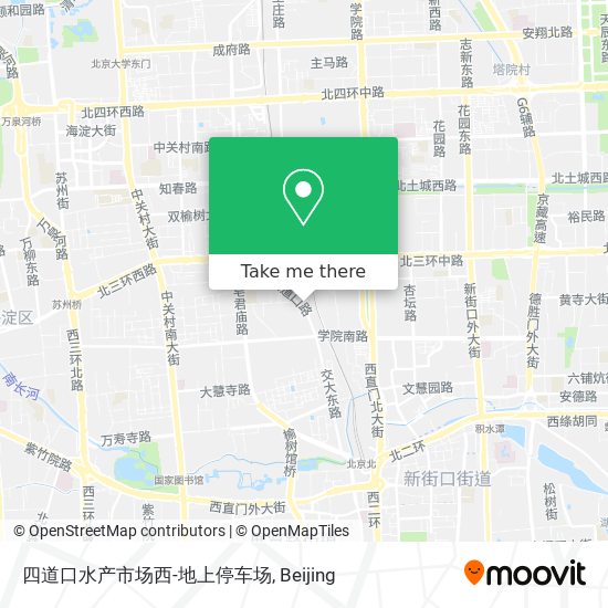 四道口水产市场西-地上停车场 map