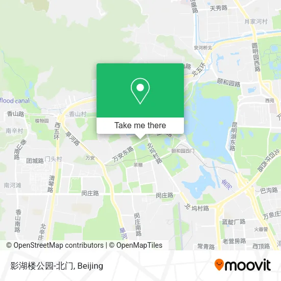 影湖楼公园-北门 map