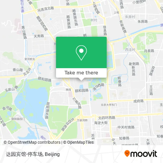 达园宾馆-停车场 map