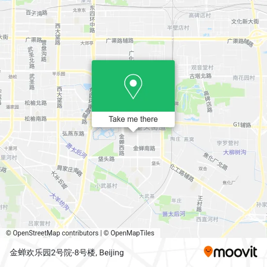 金蝉欢乐园2号院-8号楼 map