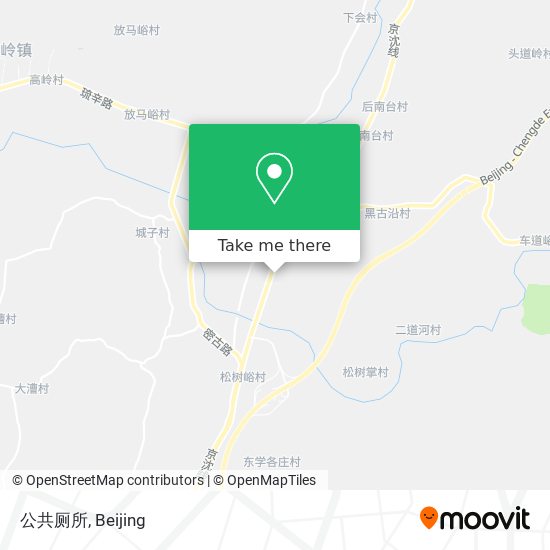 公共厕所 map