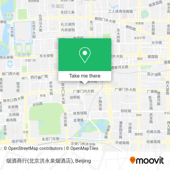烟酒商行(北京洪永泉烟酒店) map