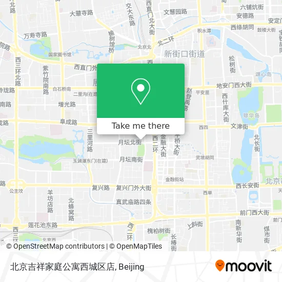 北京吉祥家庭公寓西城区店 map