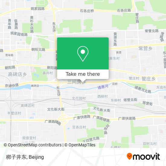 梆子井东 map