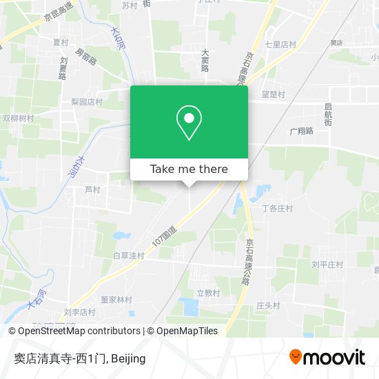 窦店清真寺-西1门 map