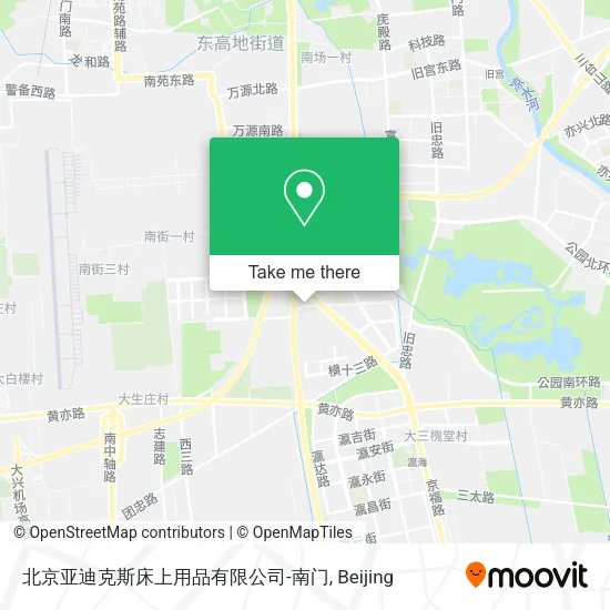 北京亚迪克斯床上用品有限公司-南门 map