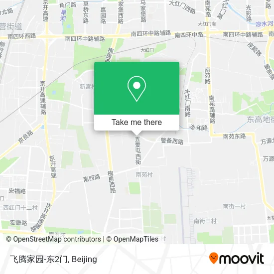 飞腾家园-东2门 map