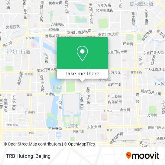 TRB Hutong map